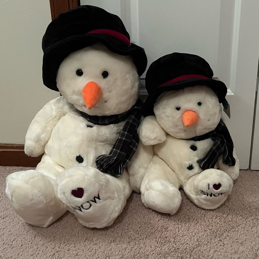 Vintage Russ Snowmen